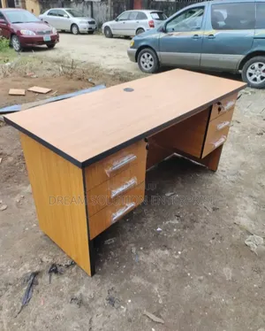 5 Feet Table With Double Drawers