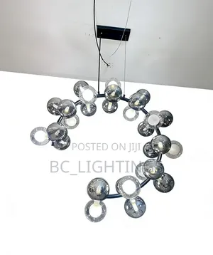 Modern Home Decor Glass Ball Chandelier for Living Room Interior