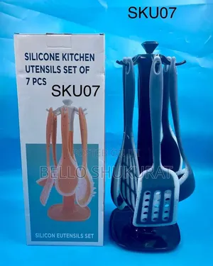 Silicon Kitchen Utensils Set of 7pcs
