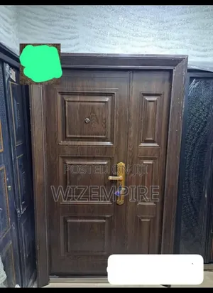 Main Entrance Germany Standard Steel Door With Italian Handle Availabl