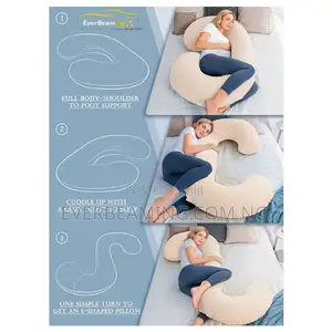 Pregnancy Relaxation And Maternity Pillow _ Full Body Comfort Support
