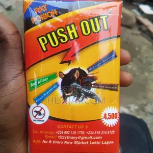 3pcs Push Out Rat Poison (Kill and Dry). + Free Rat Gum