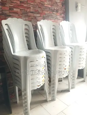 55 Pieces of Clean and Durable Plastic Chairs for Sale in Benin City
