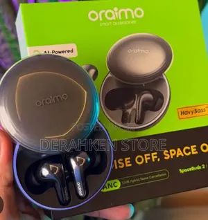 Oraimo Spacebuds 2 Ai Smart 45hrs Playtime With X2 Noise Cancellation