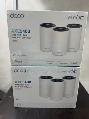Tp-Link Deco Xe75 Axe5400 Tri-Band Wi-Fi 6e Mesh System (3 Packs)