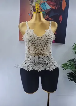 Ladies Knit Singlet Tops