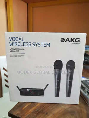 Akg Wms40 Mini Dual Vocal Set Wireless Microphone System