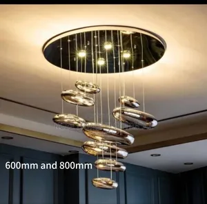 Modern 800mm Led Crystal Ball Pendant Chandelier – Luxury