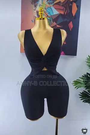 Ladies Black Crop Tops