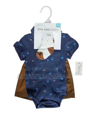 Cute Koala 3-Piece Baby Boy Bodysuit
