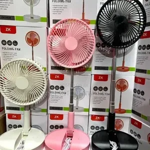 Long Pole Telescopic Rechargeable Fan