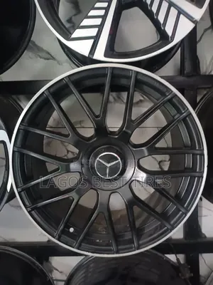 Premium 19-Inch Mercedes-Amg Style Alloy Wheels – Matte Black/Machined
