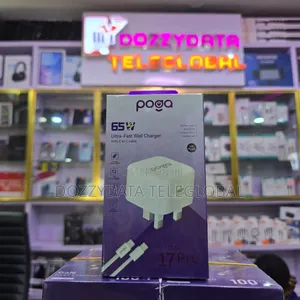 Poga 65w Ultra Fast Wall Charger With C to C Cable (Elite 17 Pro Max)