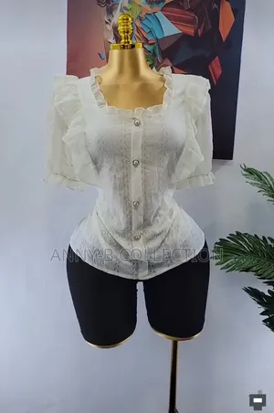 Thrifted Women Lace Blouse