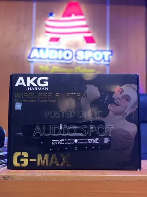 Akg Harman G-Max Professional Dual Handheld Digital Wireless Microphon