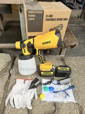 Dewalt Cordless Spray Gun Machine 118volts 2 Batteries