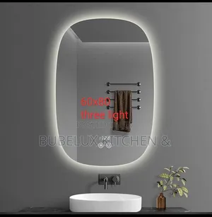 Premium Oval Led Bathroom Mirror 60x80| Touch Control +3light Modes*