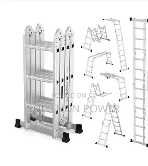Foldable Multipurpose Aluminium Ladder 4*7- 8.3meters