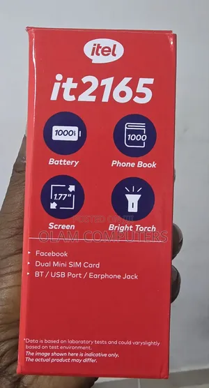 New Itel it2165 Black