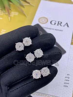 VVS Moissanite Diamond Earrings