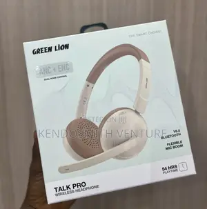 Green Lion Talk Pro Wireless Headphone With Mic–Anc + Enc,
