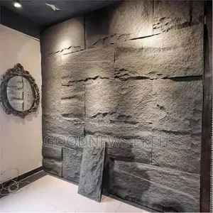 Nigeria Africa Popular Wall Decor Wall Panel Pu Foam Stone Affordable