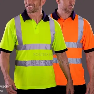 Visibility Reflective Safety Polo T-shirt