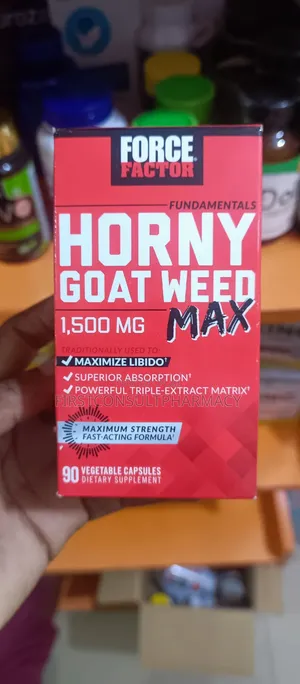 Force Factor Horny Goat Weed Max 1500mg X 90
