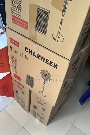 Energy Saving Solar Standing Fan for Nigerian Homes - Charweek Fan
