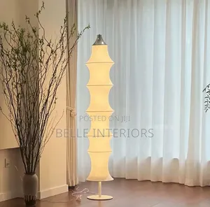 Wabi Sabi Style Silk Floor Lamp Nordic