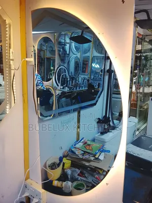 *Oval Led Backlit Mirror – Modern Wall Mirror for Bathroom Bedroom*