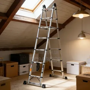 Aluminum a-Frame Telescopic Ladder 14 Feet
