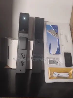 Smart Digital Door Lock With Finger Print, Password,Card and Face Id