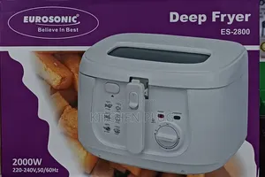 Eurosonic Es-2800 3-Liter Deep Fryer in White