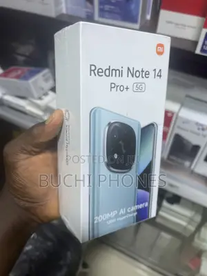 New Xiaomi Redmi Note 14 Pro+ 5G 256 GB Black