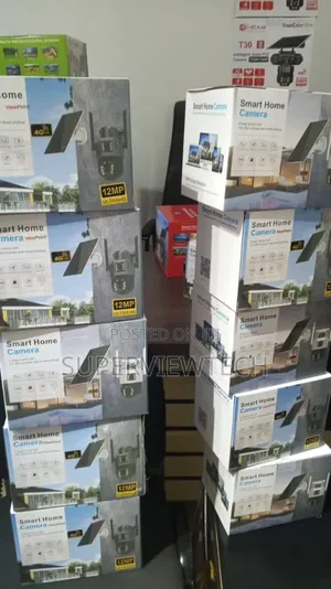 Solar Powered Dual Lens CCTV Camera