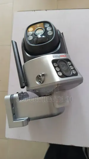 Solar Powered Dual Lens CCTV Camera