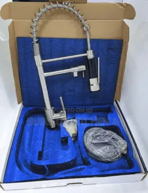 Brand New Stainless Steel Pull-Down Kitchen Faucet With Spring Neck*