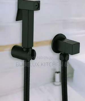 Black Bidet Sprayer for Toilet - Handheld Shattaf Set, Matte Finish*