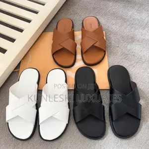 Original New Zara Leather Slippers