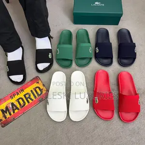 Original Lacoste Pool Slides Collections