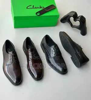 Original Clark’S Leather Formal Brogue Shoes