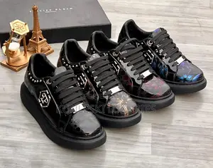 Original Philipp Plein Leather Sneakers