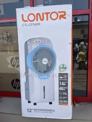 Lontor CTL-Cf040r 12 Inches Rechargeable Water Cooling Fan