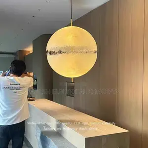 Nordic Moon Ceiling Pendant Light High-End Atmosphere Lamps Room Decor