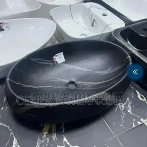 Marble Black Cantertop Basin