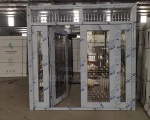 Executive 8ft by 8ft Stainless Glass Door
