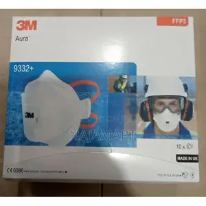 3m Particulate Respirator, Ffp3, 9332+, Nose Mask (10/Pack)