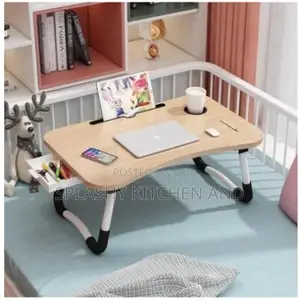 Multipurpose Laptop Table With Cup Holder Drawer