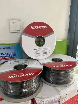 200m Length Hikvision Rg59 Coaxial Cable Reels for CCTV Installations
